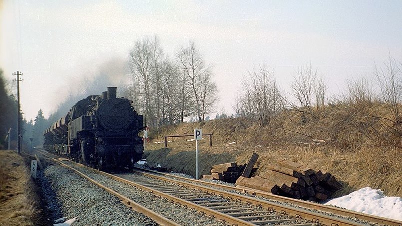 Bauarbeiten mit 086 201-1 - Bauarbeiten in Hildbrandsgrün - Foto: Werner Peterlick