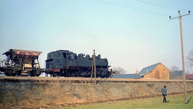 Bauarbeiten mit 086 201-1 - Bauarbeiten in Hildbrandsgrün - Foto: Werner Peterlick