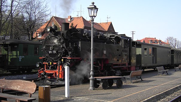 99 731 mit Zug 316 - Foto: Volker Seidel, Münchberg