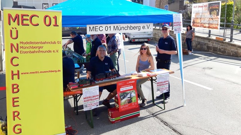 Münchberger Stadtfest 2019 - MEC 01 Stand in der Ottostraße - Foto: Volker Seidel, Münchberg