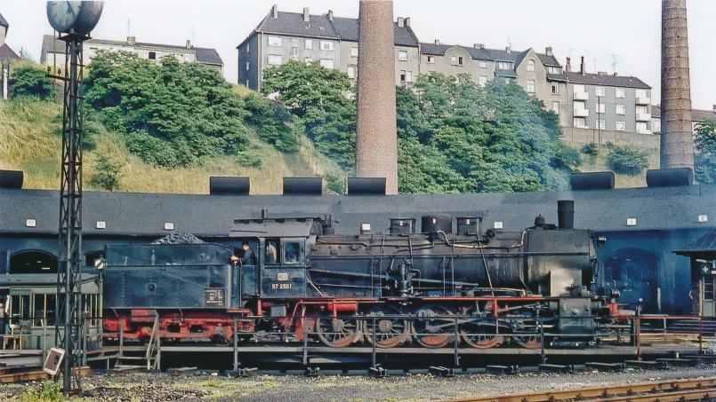 70. MEC 01 Medienabend: Eisenbahnromantik - Die preußische G 10, BR 57.10, bei der DB - Foto: Slg. Günter Mitze - Archiv Eisenbahnstiftung J.S.