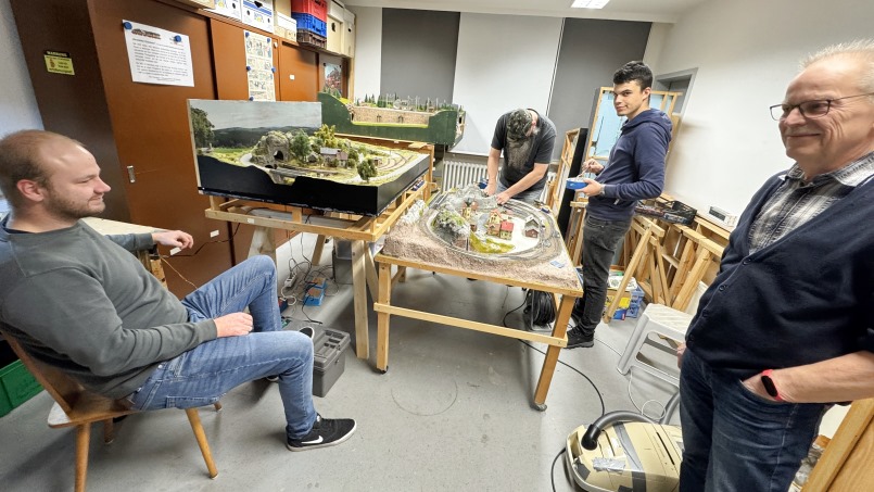 Modellbahnsonntage - Vorbereitungen laufen an ... - Foto: Volker Seidel, Münchberg