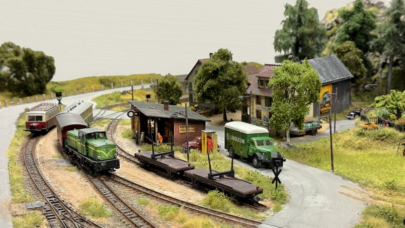 7. Dezember 2025 und 11. Januar 2026 - Münchberger Modellbahnsonntage - NKB mit Faller-Car-System - Foto: Volker Seidel, Münchberg