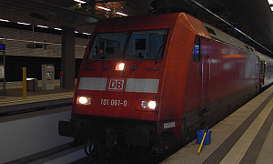 Die leider nicht so saubere 101 061-0 im Berliner Hauptbahnhof - Foto: Volker Seidel, MEC 01, Münchberg