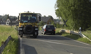 Zweiwege-Unimog 400 in Hildbrandsgrün - Foto: Volker Seidel, Münchberg