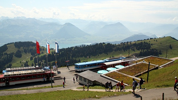 Bergstation "Rigi Kulm" - Foto: Andreas Rieß, Oberkotzau