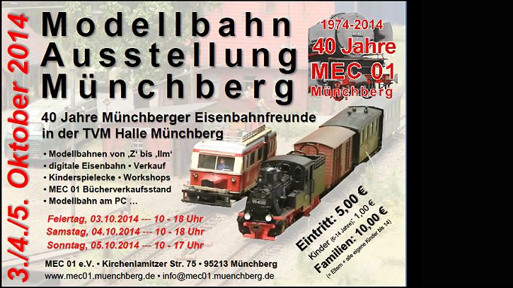 Modellbahn Ausstellung Münchberg - Foto: Volker Seidel, Münchberg