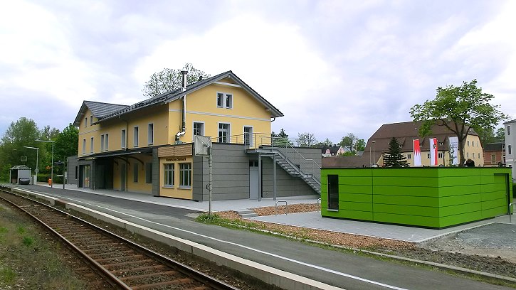 Bahnhof Naila am Puls der Zeit - Foto: Volker Seidel, Münchberg
