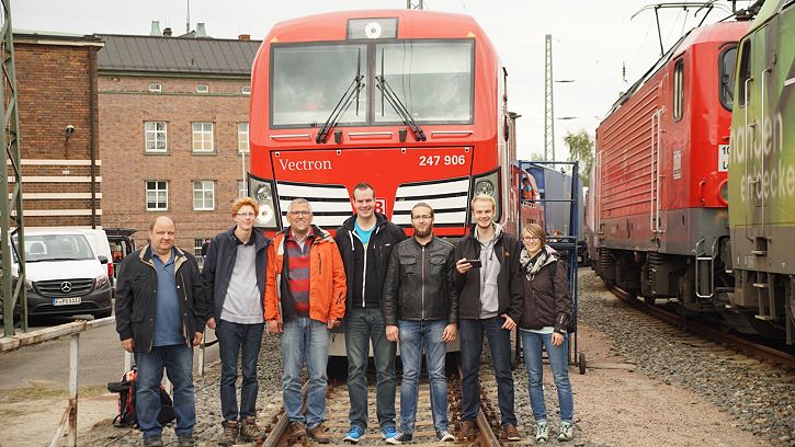 MEC 01 Rundfahrt zum Bahntag in Zwickau - Gruppenbild - Foto: Max Köhler, Jägersruh