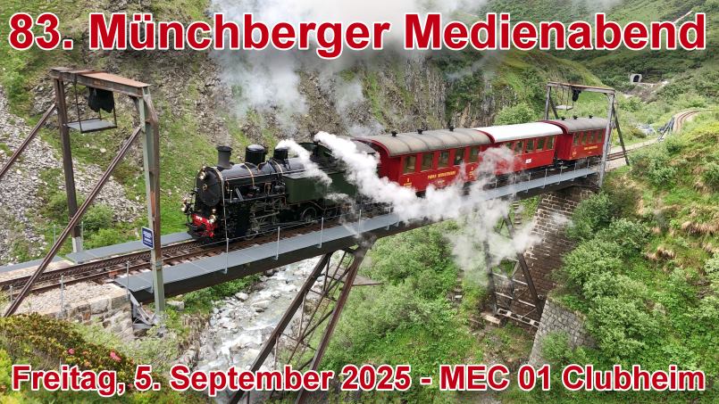 5. September 2025: 83. MEC 01 Medienabend - Titelbild - Foto: Volker Seidel