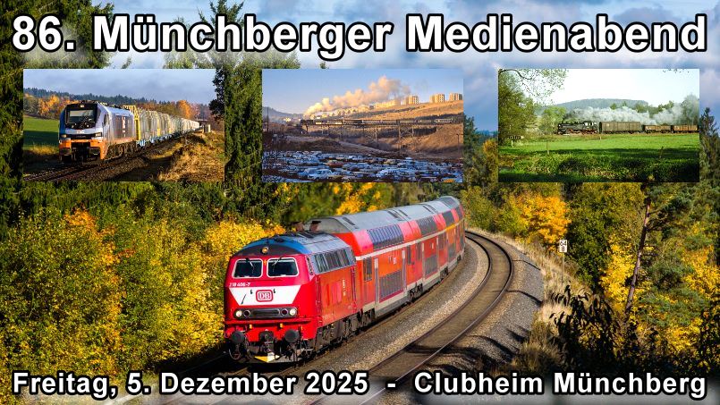 5. Dezember 2025: 86. MEC 01 Medienabend - Titelbild - Fotos: Hans-Jürgen Müller, Volker Seidel, Florian Fraaß