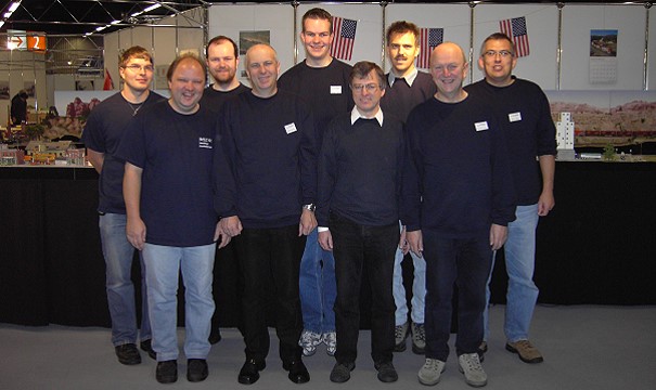 Die Mannschaft auf der Consumenta 2007 - Foto: Sammlung Volker Seidel, Münchberg
